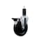 Service Caster 5'' Hard Rubber Swivel 1-1/4'' Expanding Stem Caster with Brake SCC-EX20S514-HRS-PLB-114 - alternate 1